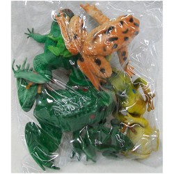 Big frogs assorted 6pcs in bag  
