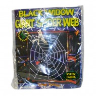 Giant black widow spider and web 