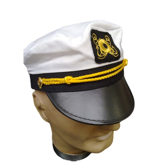 White captains hat 