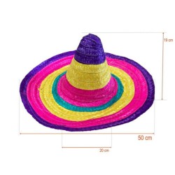  Large Mexican straw hat