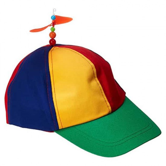  Propeller rainbow cap Helicopter Hat Clown Cap