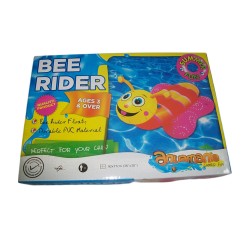 Inflatable bee rider floaty