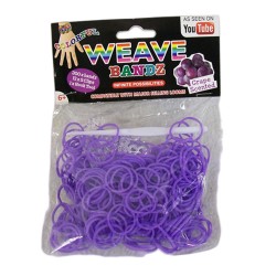 Loom bands scented with hook and clips 