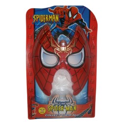 Spiderman mask on card  