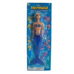Mermaid doll on card  
