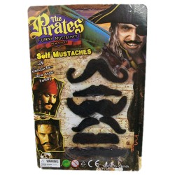 Assorted pirate mustaches