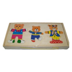 Wooden bear puzzle large