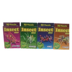 3d insect foam puzzles   4 assorted 