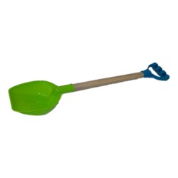 Wooden handle toy shovel