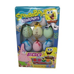 Spongebob square pants decorating egg