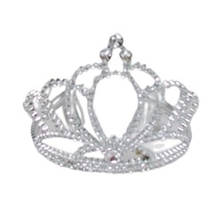 Silver tiara   