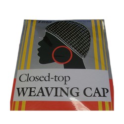 Weaving cap for under wigs closed-top