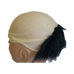 Bald wig with side hair