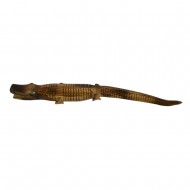 Jointed wooden crocodile  