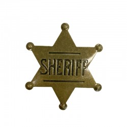 SHERIFF BADGE METAL