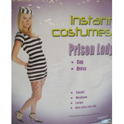 Woman's costume lady prisone