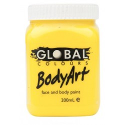 FACE AND BODY PAINT IN JAR 200ML-YELLOW