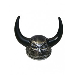 VIKING HAT WITH HORNS- BLACK