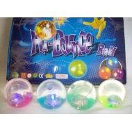 SMALL LIGHT UP BALL WITH GLITTER