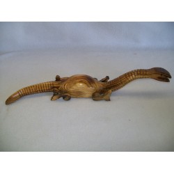 JOINTED WOODEN DINOSAUR